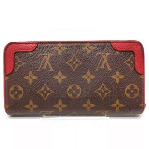 Louis Vuitton LV Zippy Wallet Retiro M61854 Browns Monogram
